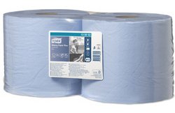 TORK Rouleau nettoyant multi-usage, 2 couches, 510 m, bleu
