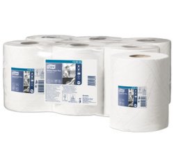 TORK Rouleau nettoyant multi-usage, 2 couches, 125 m, blanc