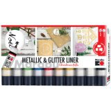 Feutre Metallic & Glitter Liner, set Christmas Gifts