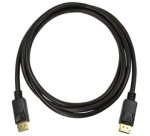 Câble de raccordement DisplayPort 1.4, 2,0 m, noir