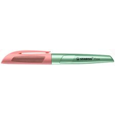 Stylo plume Flow COSMETIC, vert métallisé/abricot