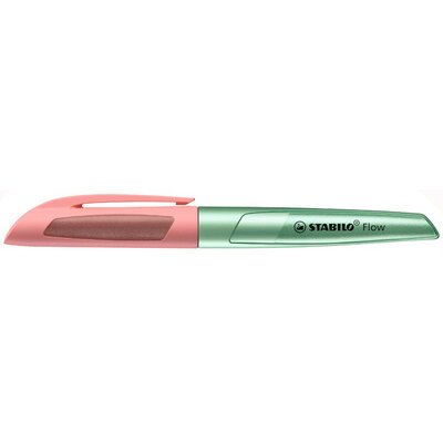 Stylo plume Flow COSMETIC, vert métallisé/abricot