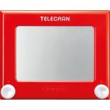Ardoise magique TELECRAN ORIGINAL, rouge