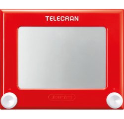 Ardoise magique TELECRAN ORIGINAL, rouge