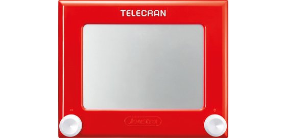 Ardoise magique TELECRAN ORIGINAL, rouge