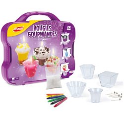 Kit créatif 'BOUGIES GOURMANDES', dans une mallette