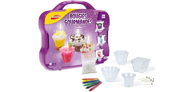 Kit créatif 'BOUGIES GOURMANDES', dans une mallette