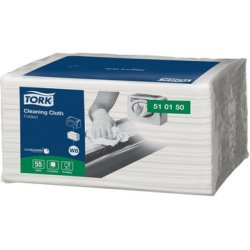 TORK Chiffons de nettoyage tout usage, 385 X 315 mm, blanc