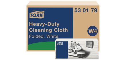 TORK Chiffon de nettoyage, 415 x 355 mm, extra épais, blanc