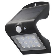 uniTEC solar led-wandlamp met aanwezigheidssensor, zwart