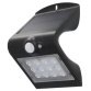 uniTEC solar led-wandlamp met aanwezigheidssensor, zwart