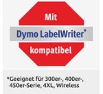 Etiquettes en rouleau, 25 x 25 mm, blanc