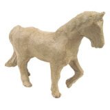 Support en papier mâché 'Cheval', 110 mm