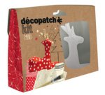 Kit papier mâché 'Renne', 5 pièces