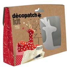 Kit papier mâché 'Renne', 5 pièces