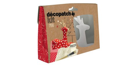 Kit papier mâché 'Renne', 5 pièces