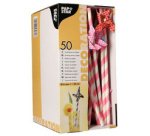 Paille en papier 'Moulin à vent', 200 mm, coloré