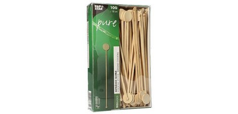 Bâtons cocktail 'pure', en bambou, longueur : 180 mm