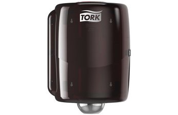 TORK Distributeur à dévidage central Maxi, rouge/noir