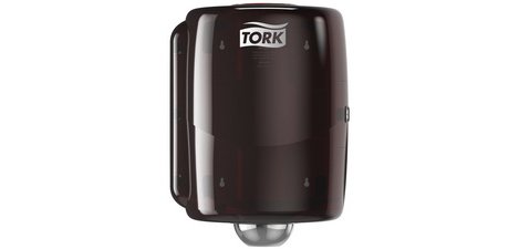 TORK Distributeur à dévidage central Maxi, rouge/noir
