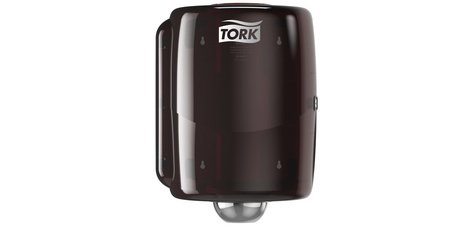 TORK Distributeur à dévidage central Maxi, rouge/noir