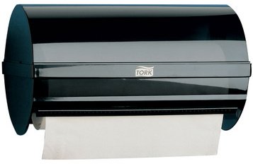 TORK Distributeur de papier nettoyant en petit rouleau, noir