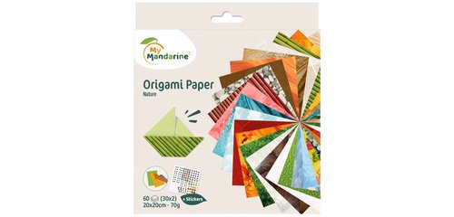 Origami-Papierblätter 'Natur'