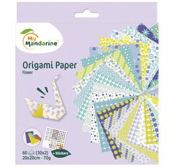Feuilles à plier Origami Paper 'Flowers'