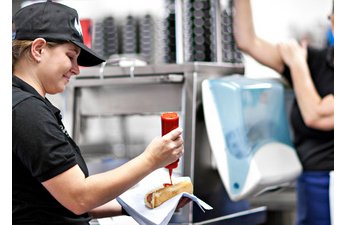 TORK Chiffon de nettoyage tout usage, 415 x 355 mm, bleu