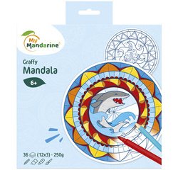 Graffy pop mandala, boy - multicolour