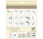 Carnet de coloriage Wild 1 - Rose