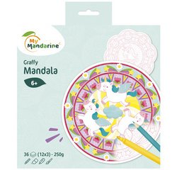 Graffy pop mandala, magic - multicolour