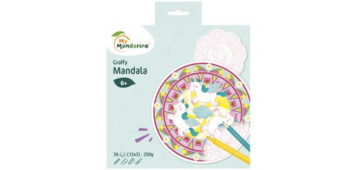 Graffy Pop Mandala, Magie - Multicolore