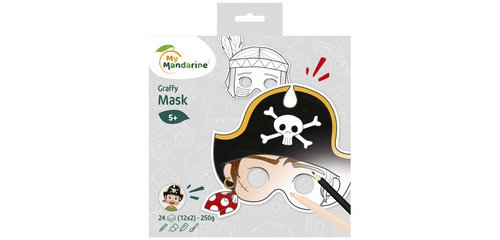 Graffy Pop Mask, Garçon - Gris