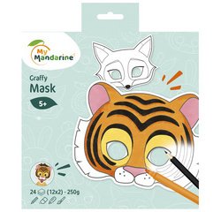 Graffy Pop Mask, Animaux - Bleu