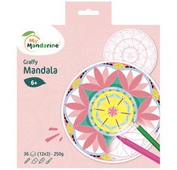 Carnet de coloriage 'Graffy Pop Mandala'