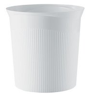 Corbeille à papier Re-LOOP, 13 litres, blanc