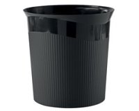 Corbeille à papier Re-LOOP, 13 litres, noir