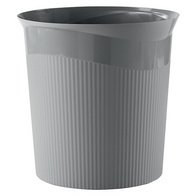 Corbeille à papier Re-LOOP, 13 litres, gris foncé
