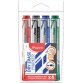 Marqueur effaçable Maped Marker'Peps Jumbo pointe ogive 2 mm - Pochette de 4 couleurs assorties