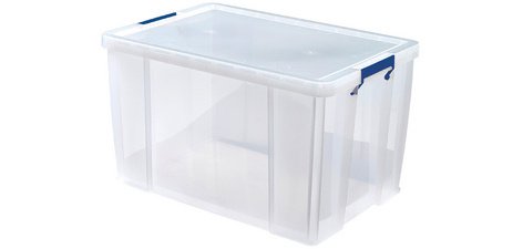 Boîte de rangement ProStore, 85 litres, transparent