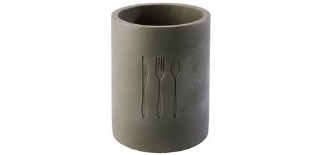 Récipient pour couverts ELEMENT, en béton
