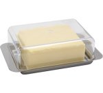 Beurrier pour réfrigérateur, en acier inoxydable