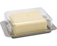 Beurrier pour réfrigérateur, en acier inoxydable