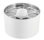 Rafraîchisseur conférence de bouteilles, argent/blanc