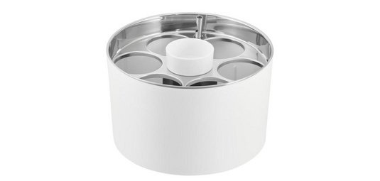 Rafraîchisseur conférence de bouteilles, argent/blanc