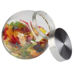 Bocal avec couvercle, (L)125 x (P)190 x (H)180 mm