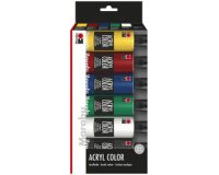 Peinture acrylique 'BasicAcryl', kit pour débutants