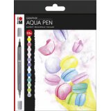 Aquarel marker Pen Graphix ICE ICE BABY - etui van 12 stuks