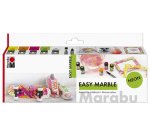 Peinture à marbrer 'easy marble', set fluo NEON